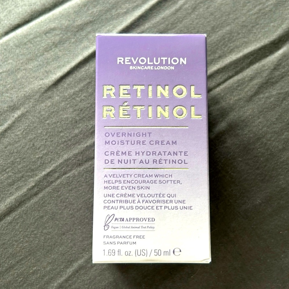 Revolution Skincare London, Retinol overnight moisture cream